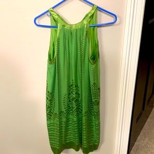 Studio M green silk dress